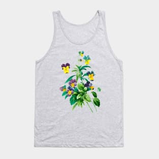 Viola - Botanical Illustration Tank Top